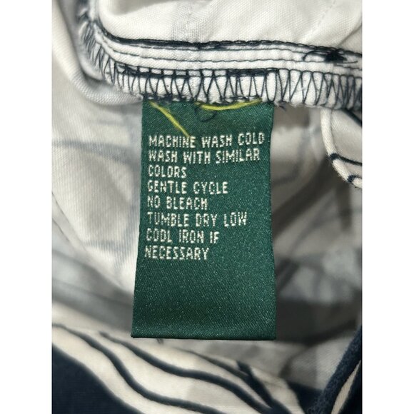 Lauren Ralph Lauren Womens Floral Print Straight-Leg Pants Size 8 98% Cotton 2% - Picture 6 of 8